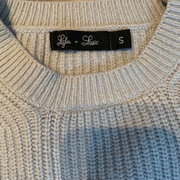 Lyla + Luxe Fluffy Cuff Sweater - Picture 2 of 6